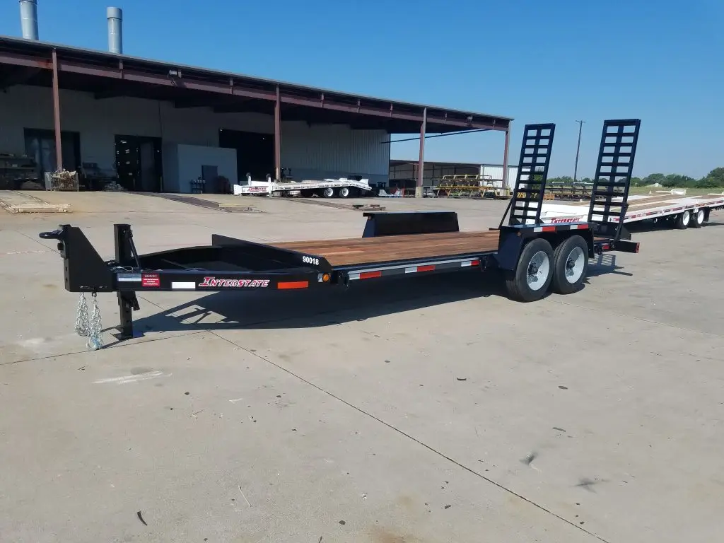 Interstate 14RBS tag-along trailer with ramps